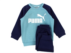 Puma sweatshirt og bukser minicats raglan jogger porcelain